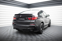 BMW X4 F26 M-Sport 2014-2018 Bakre Splitter (Med Splitters) V.1 Maxton Design
